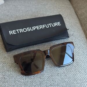 RetroSuperFuture Brown Sunglasses